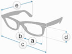 Detail Größe Brille