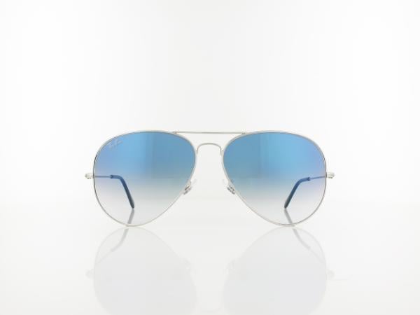 Ray Ban | Aviator Large Metal RB3025 003/3F 62 | silver / clear gradient blue